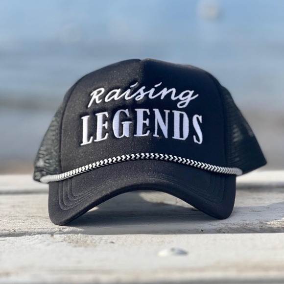 NWT RAISING LEGENDS TRUCKER HAT EMBROIDERED - Picture 1 of 1